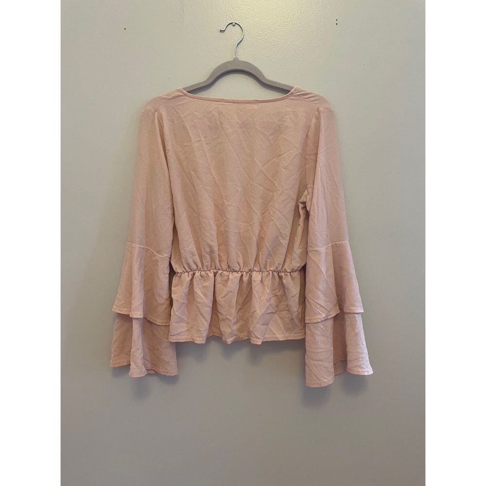 Pink Top with Ruffle Sleeves - Picture 5 of 5